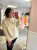 Beige Mockneck