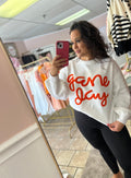 Game Day Knit Sweatshirt