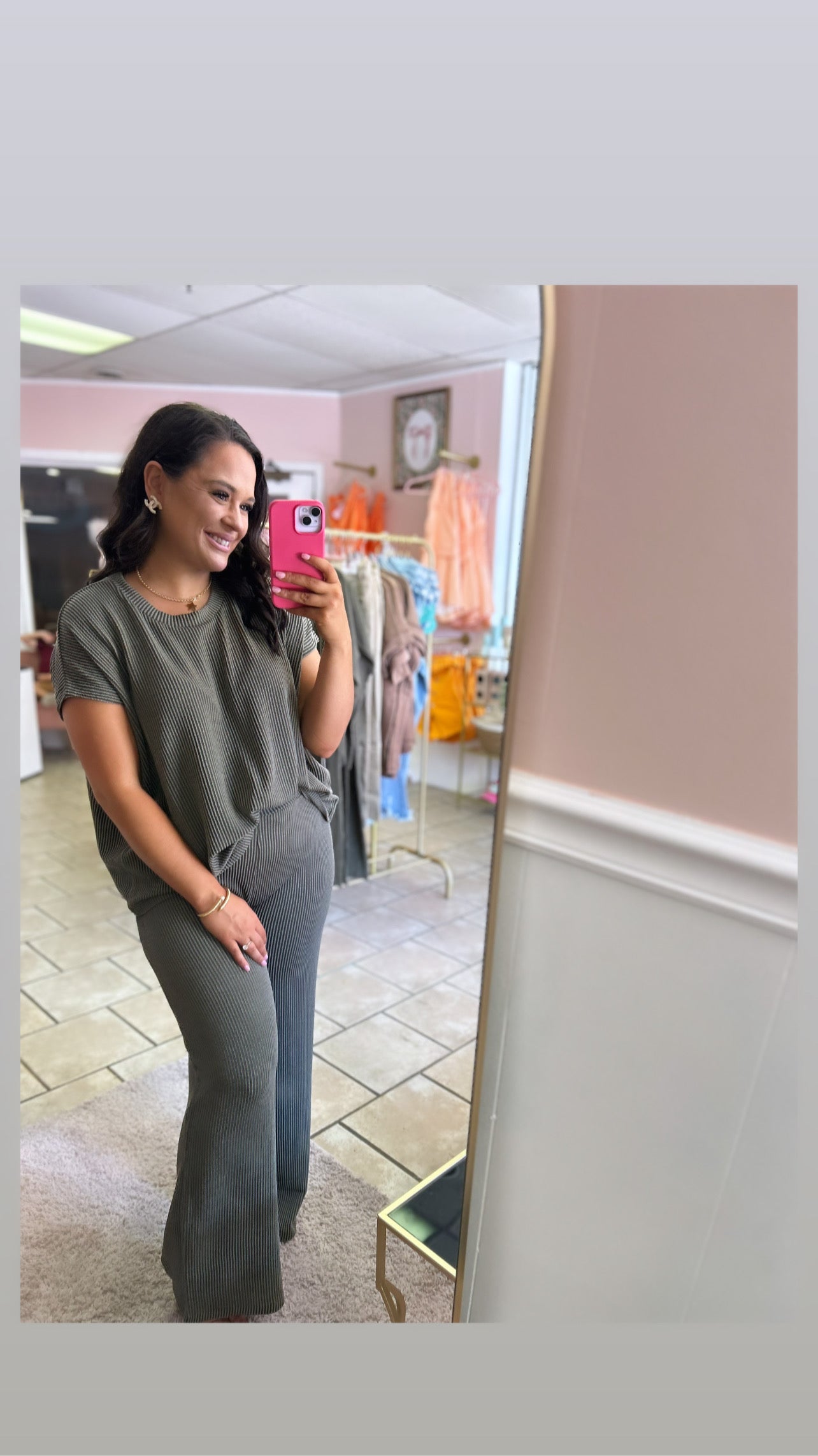 Dark Olive Matching Set