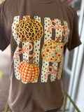 Pumpkin coquette tee