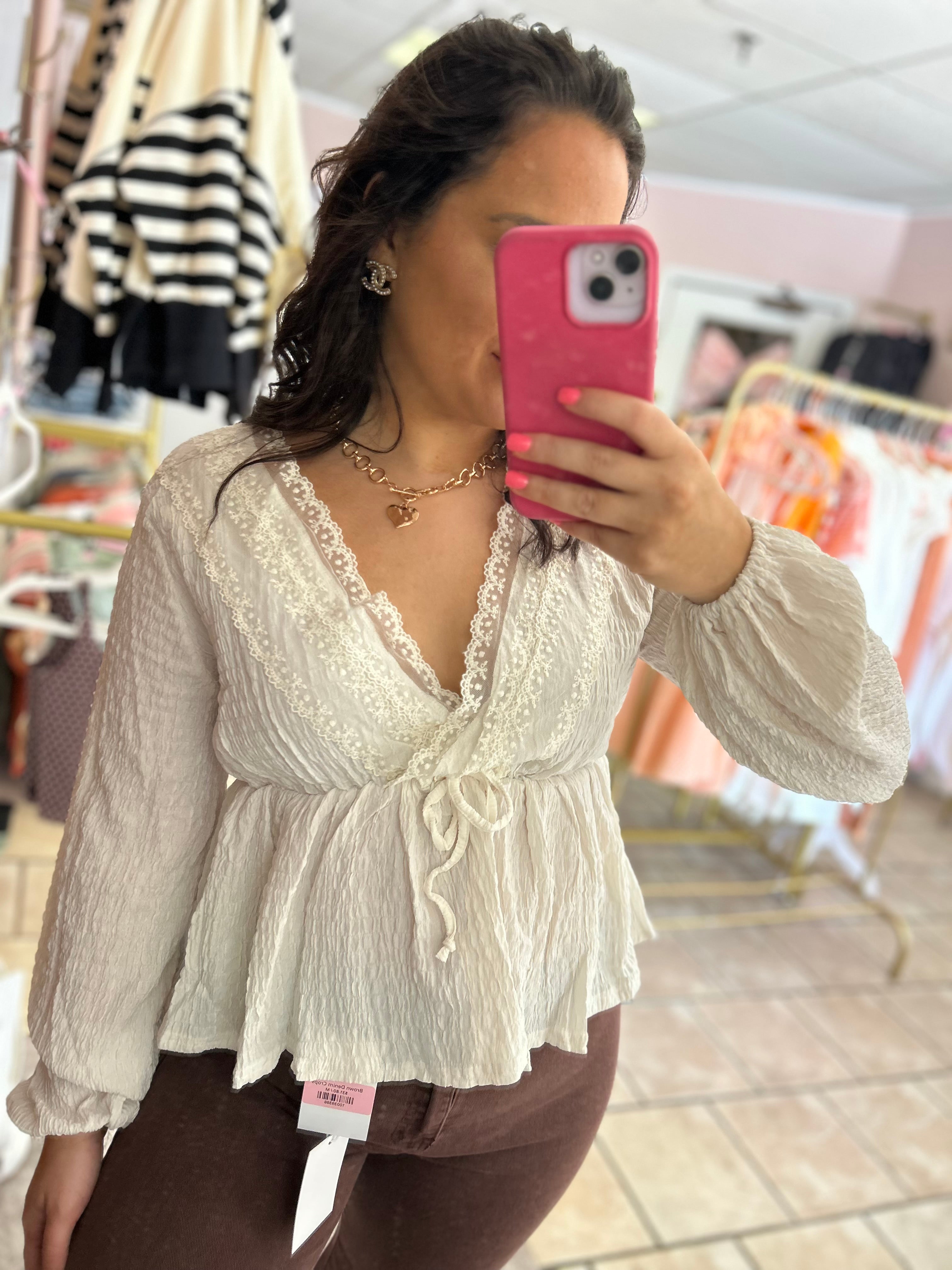 Boho everly blouse