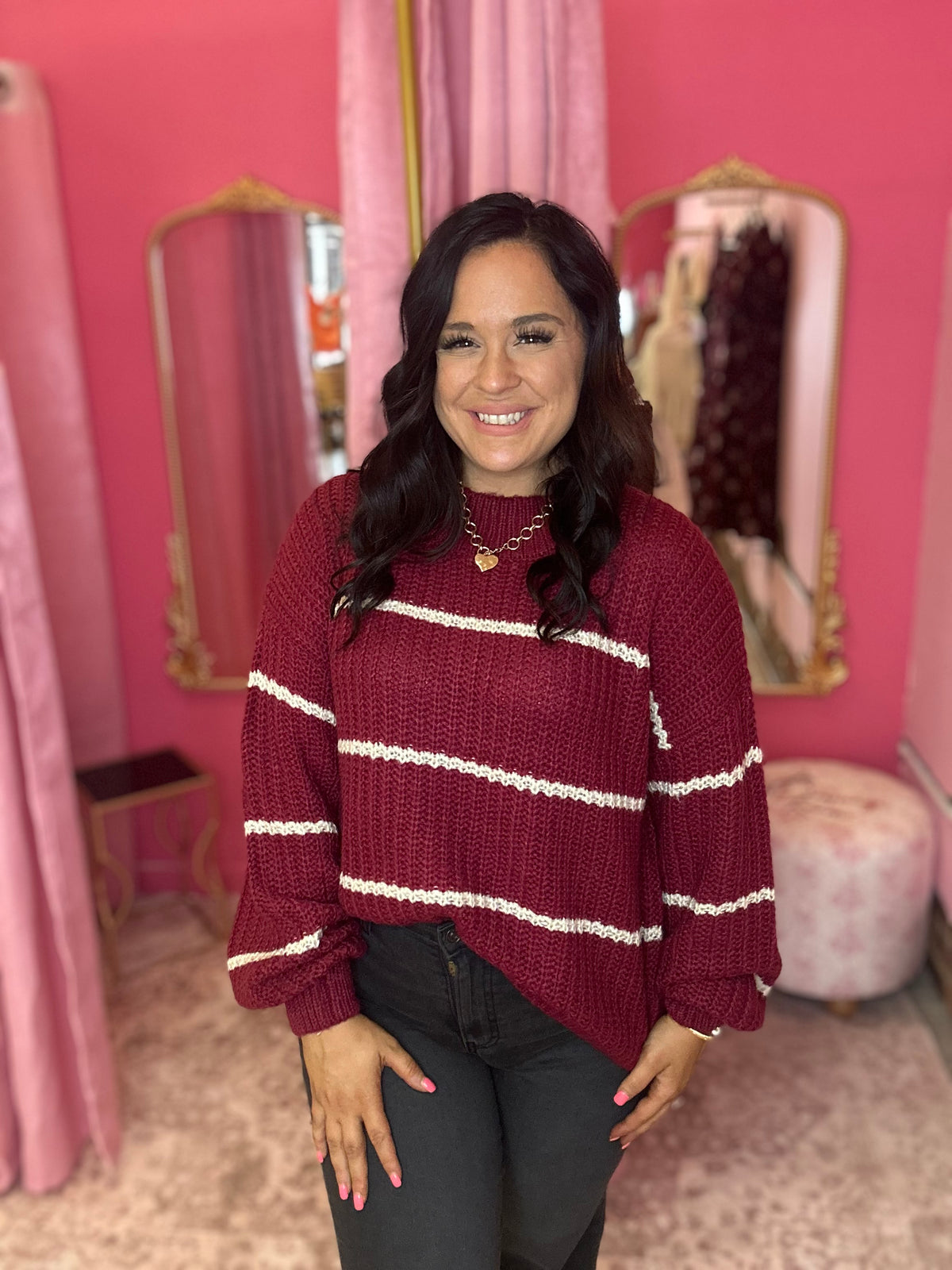 Cozy Stripe Sweater