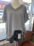 Oversized Heather Tee