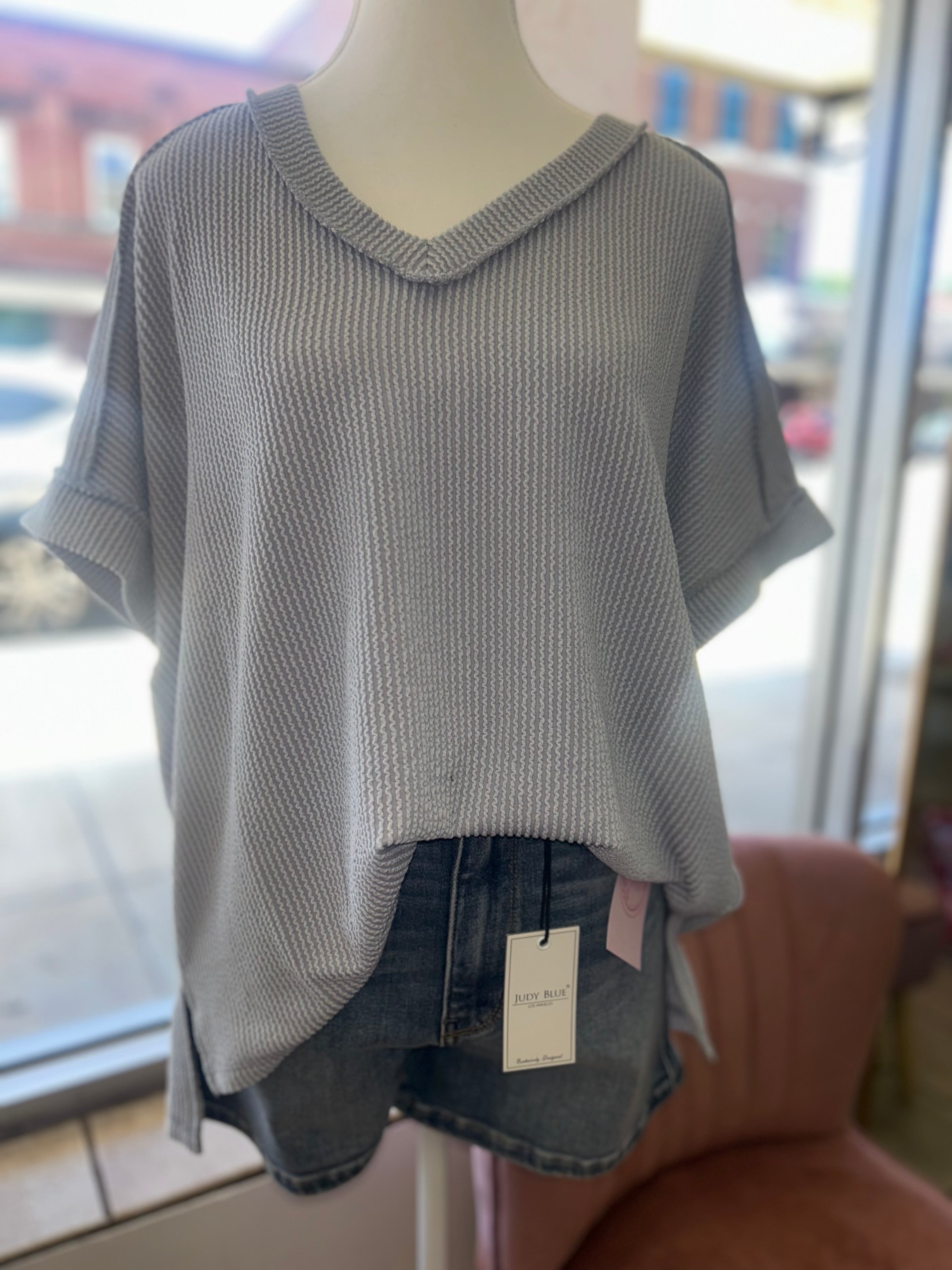 Oversized Heather Tee