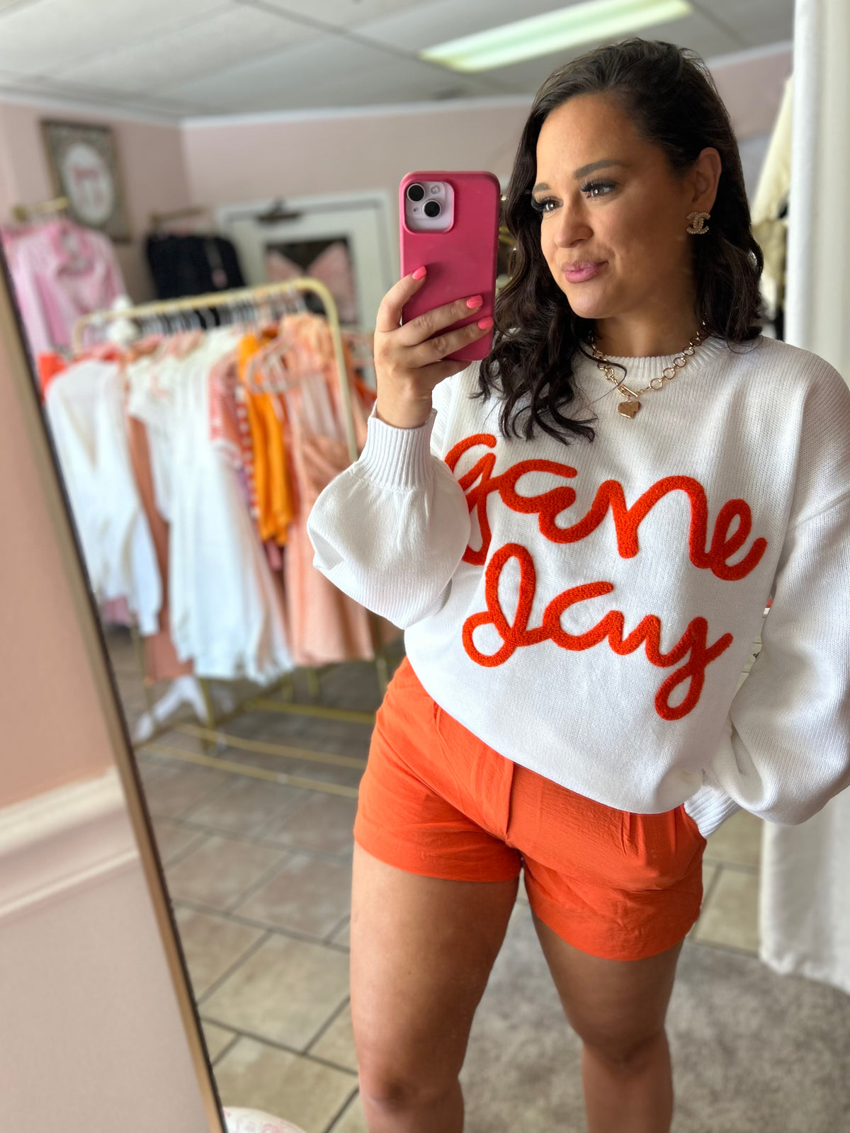 Game Day Knit Sweatshirt