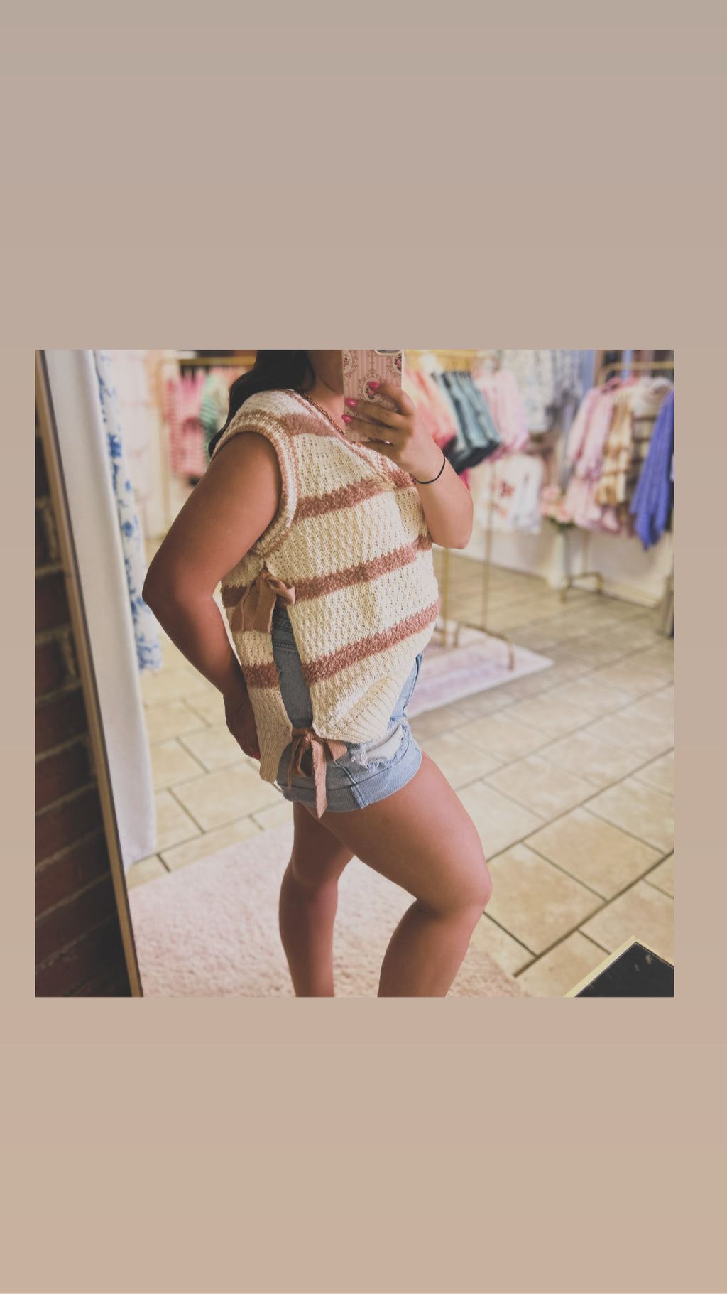 Knit Sweater Tank