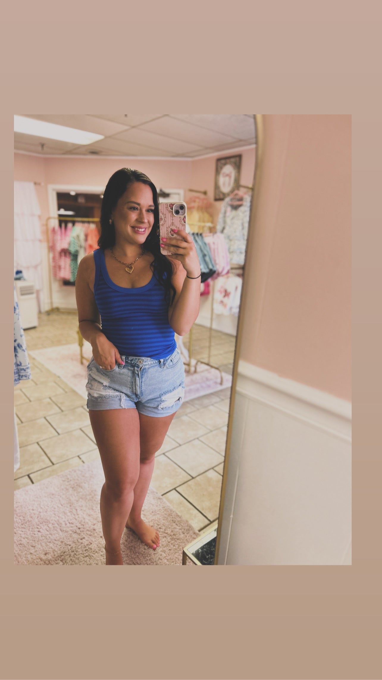 Royal Blue Reversible Tank