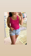 Hot Pink Reversible Tank
