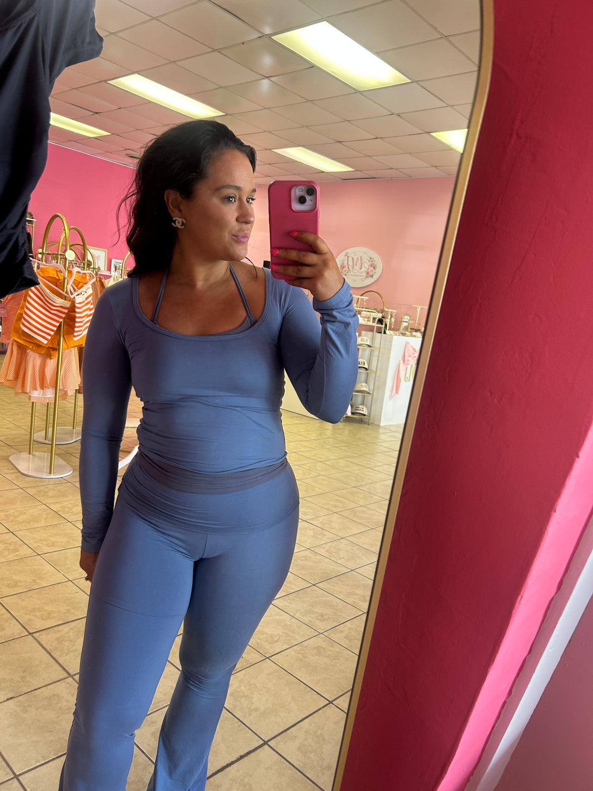 Dusty blue activewear set