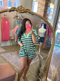Mint Terry Knit Romper