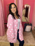 Pink Dotty Cardigan