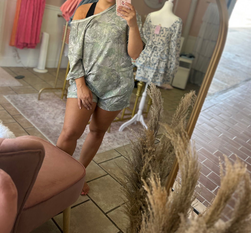 Camo Romper (reversible)