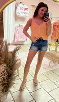 Apricot Knit Tank
